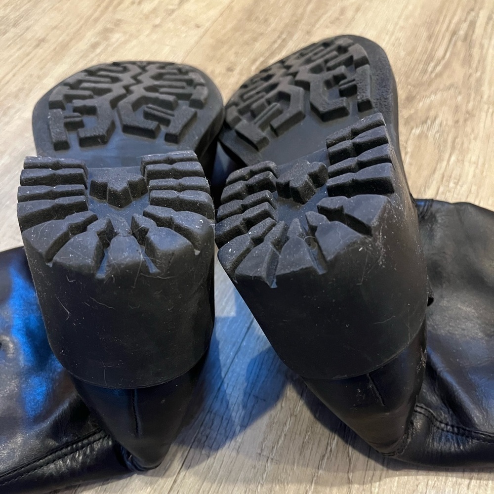 Unlisted Black Leather Boots 8.5 - Picture 12 of 13